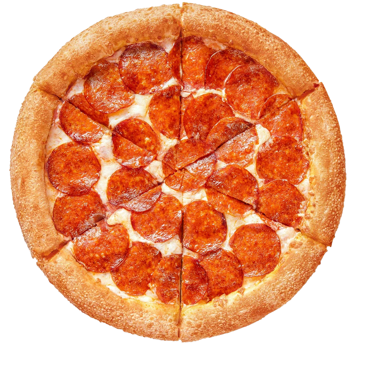 Пицца с грибами и ветчиной